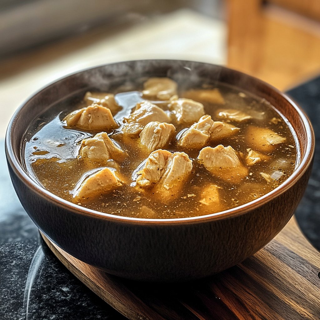 Easy Slow Cooker Chicken Pho-Style Soup