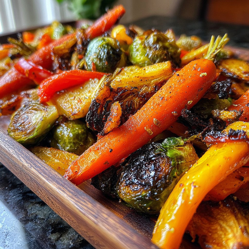 Super Bowl Party Food Roasted Veggie Platter