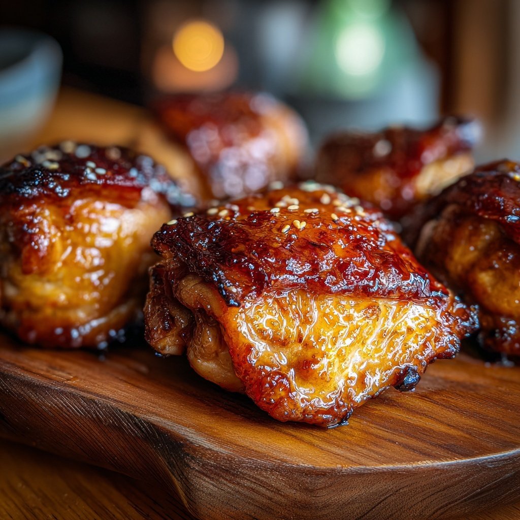 Baked Teriyaki Chicken Thighs
