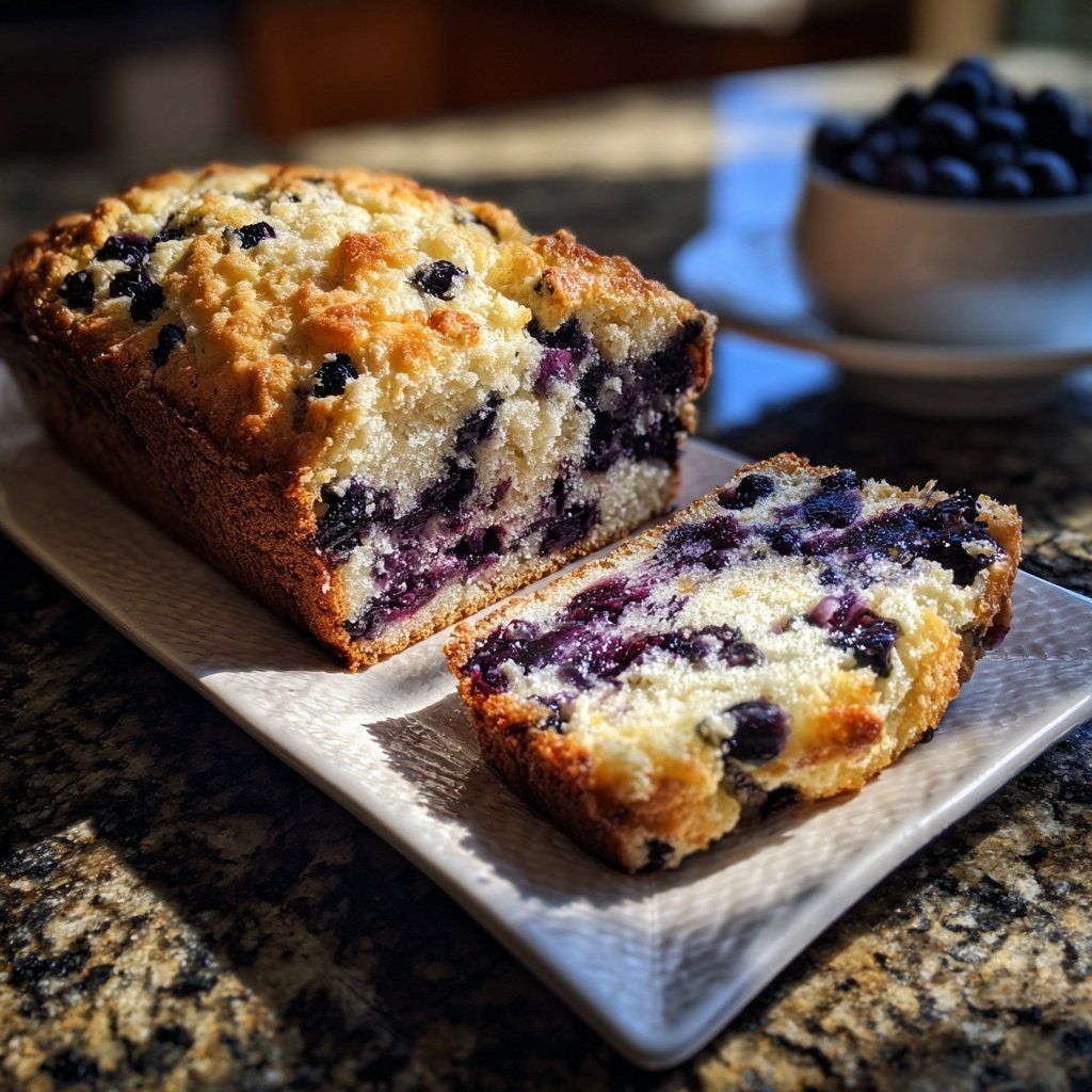 Blueberry Yogurt Breakfast Loaf