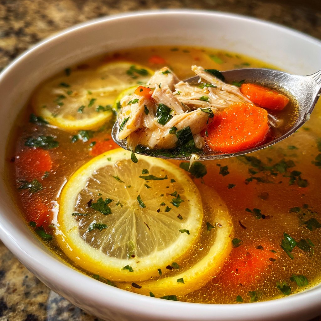 Spring Lemon Chicken Soup