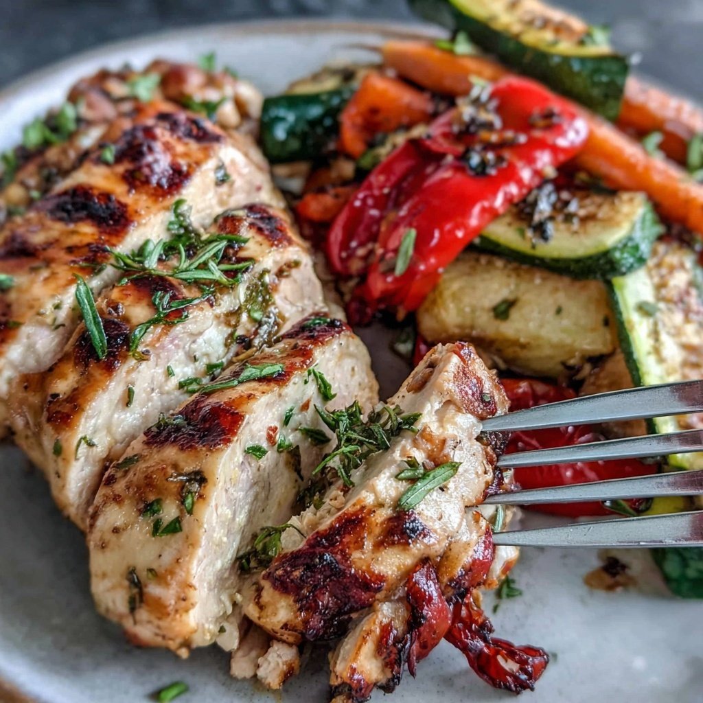 Healthy Chicken And Roasted Vegetables