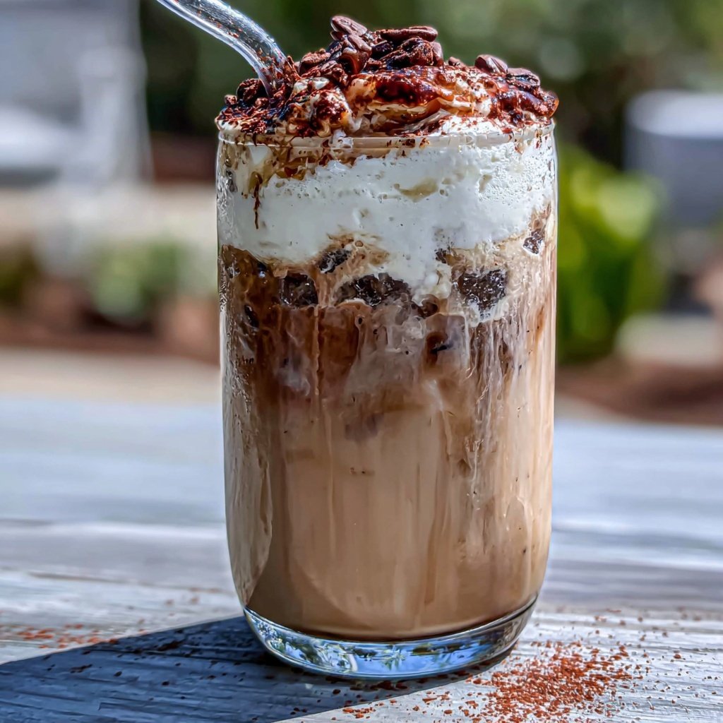 Low Calorie Iced Vanilla Coffee Drink