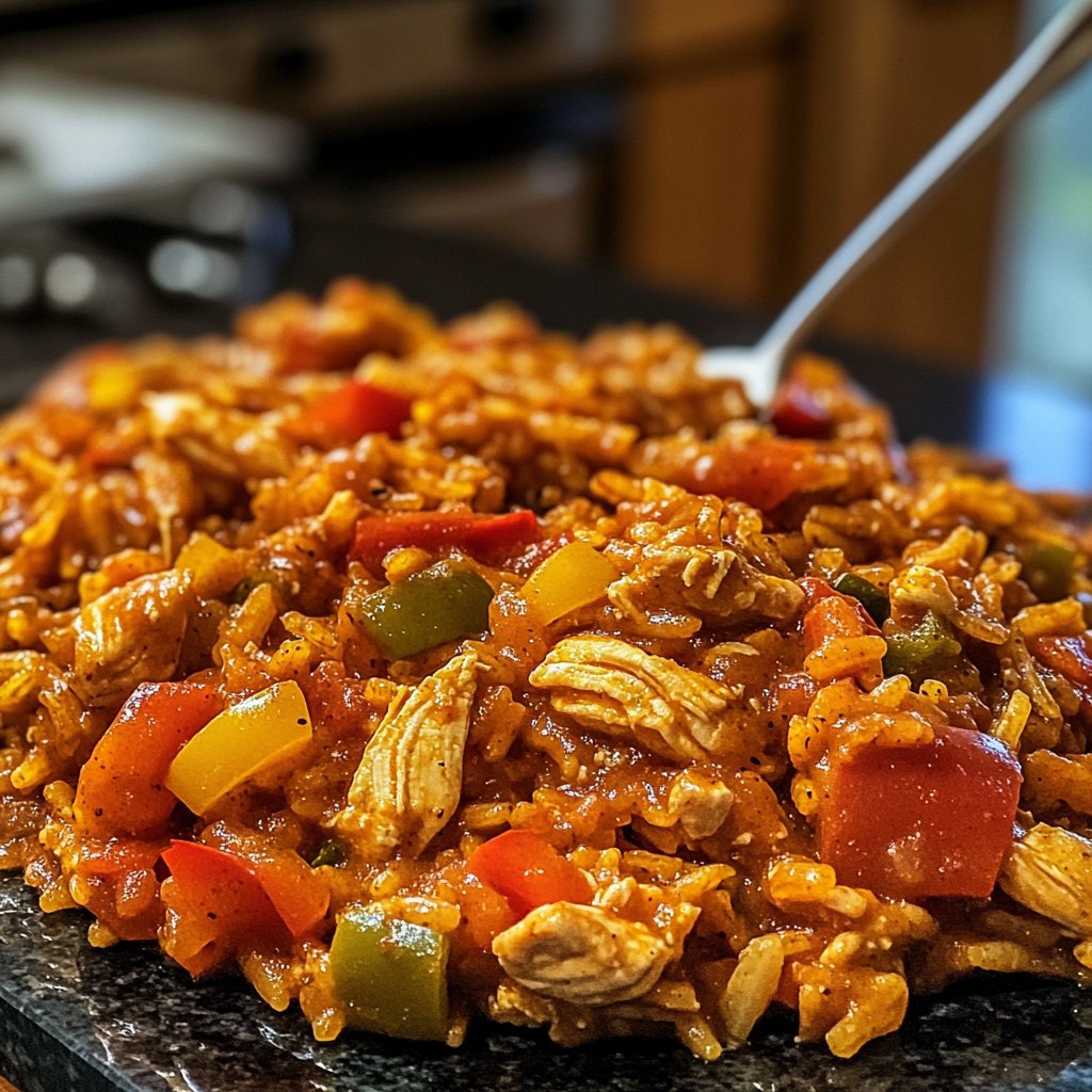 Simple Slow Cooker Chicken Jambalaya