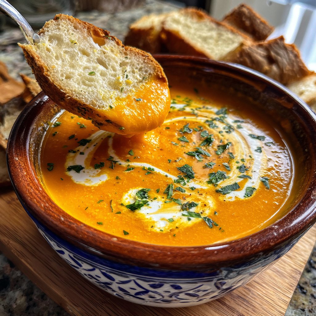 Creamy Carrot Ginger Soup