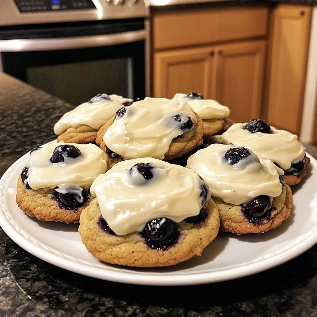 Blueberry Cheesecake Cookies