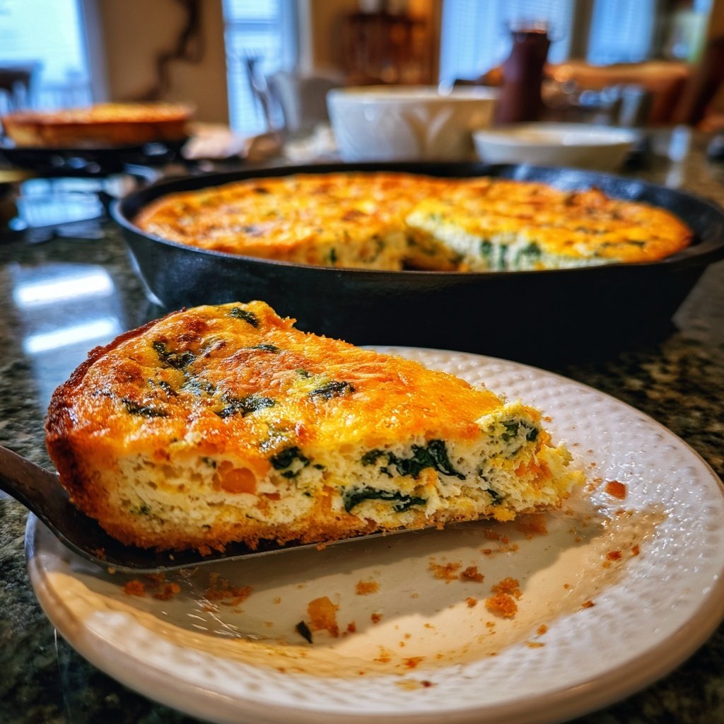 Spring Brunch Egg Casserole With Spinach