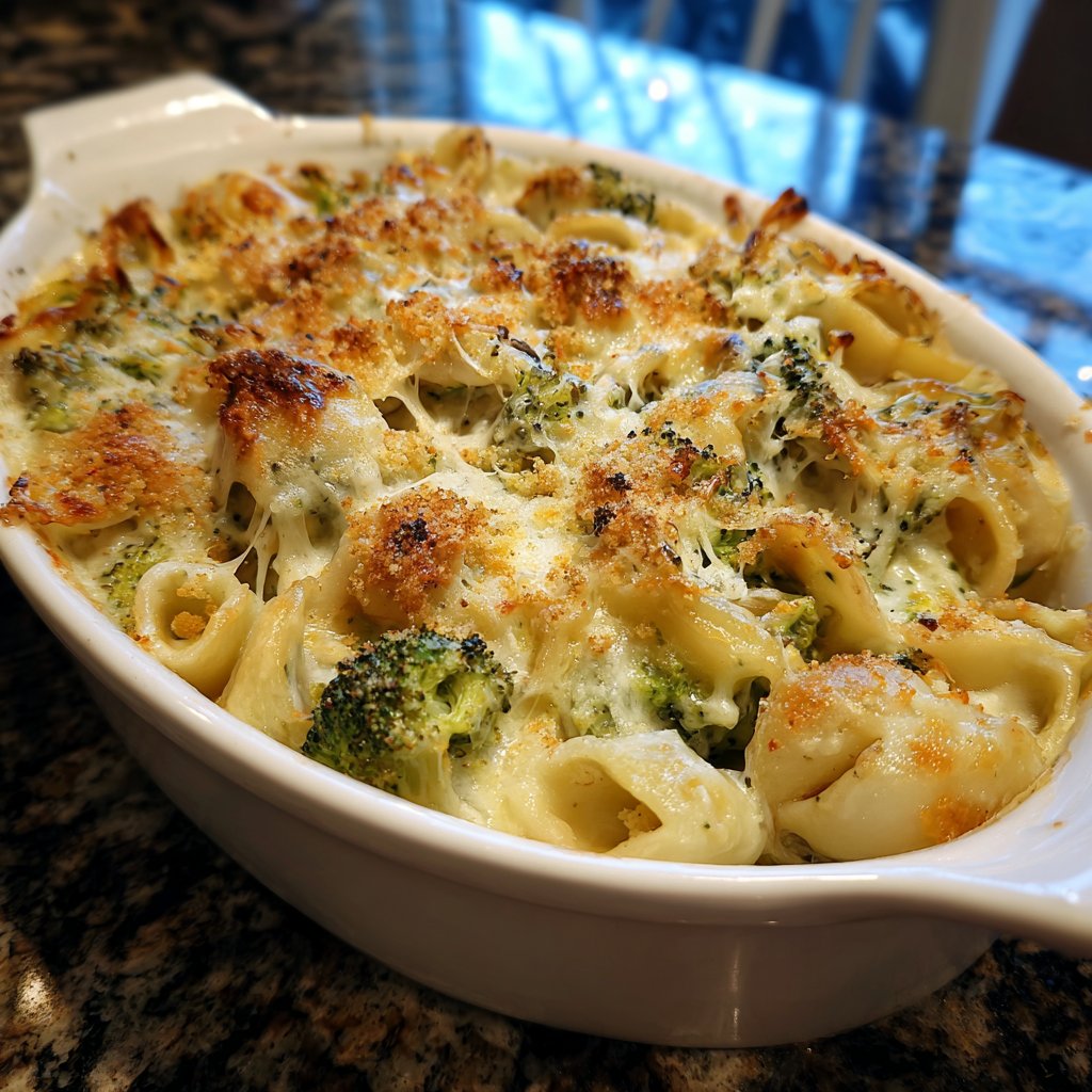 Sunday Creamy Broccoli Pasta Bake