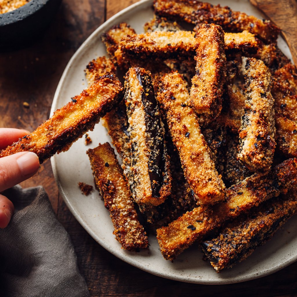 Crispy Eggplant Veggie Fries