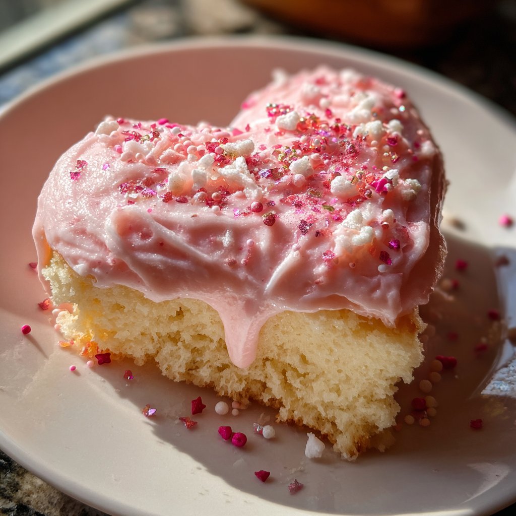 Mini Heart Cake for Valentines