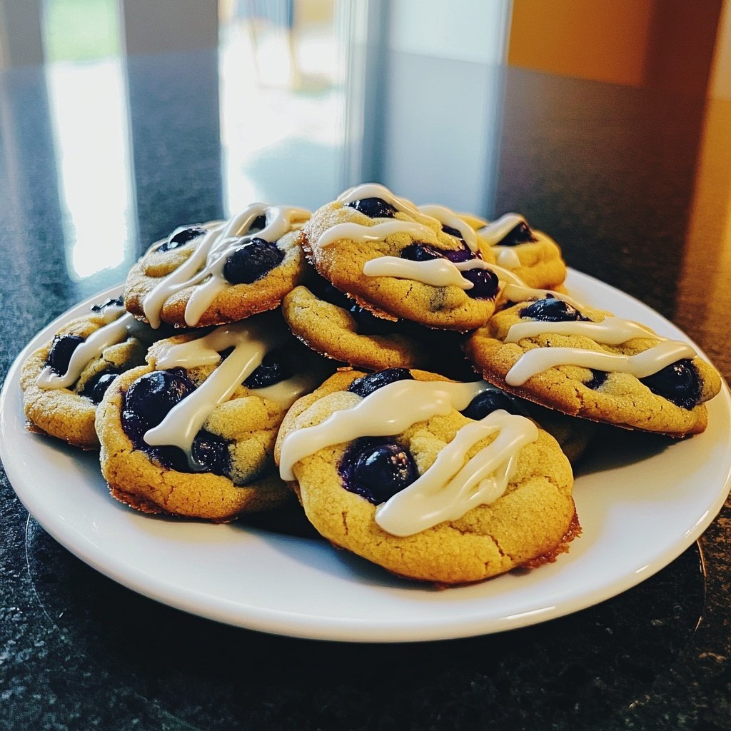 Lemon Blueberry Cookies