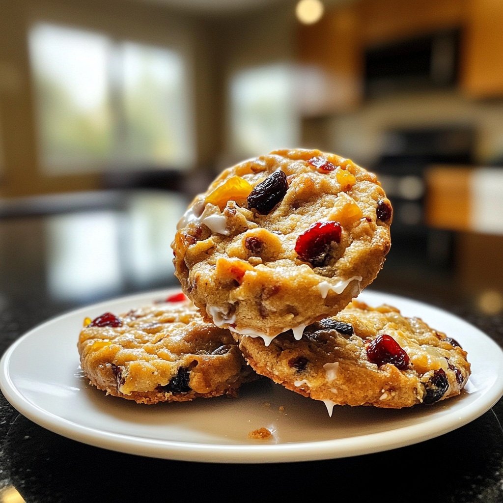 Easy Christmas Fruitcake Cookies Recipe