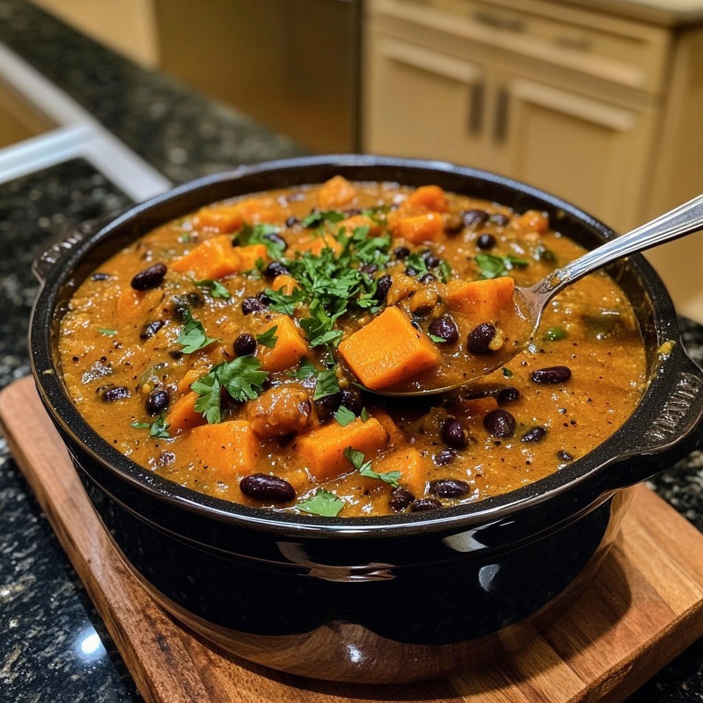 Healthy Crockpot Sweet Potato Stew