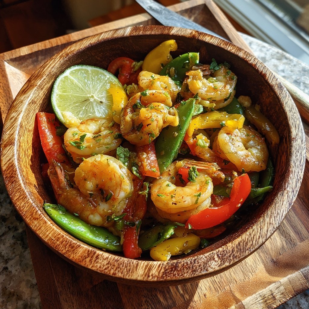 Easy Healthy Shrimp And Vegetable Bowl