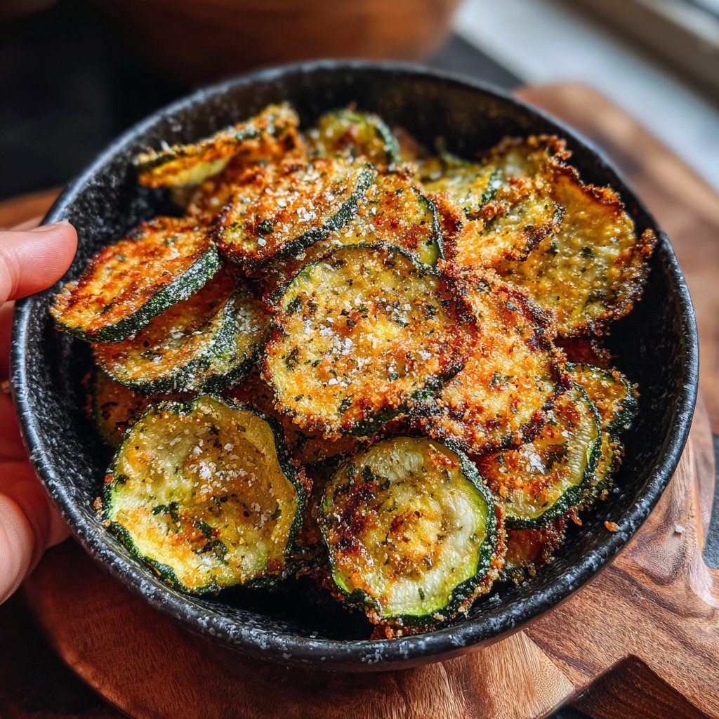 Crispy Zucchini Veggie Chips