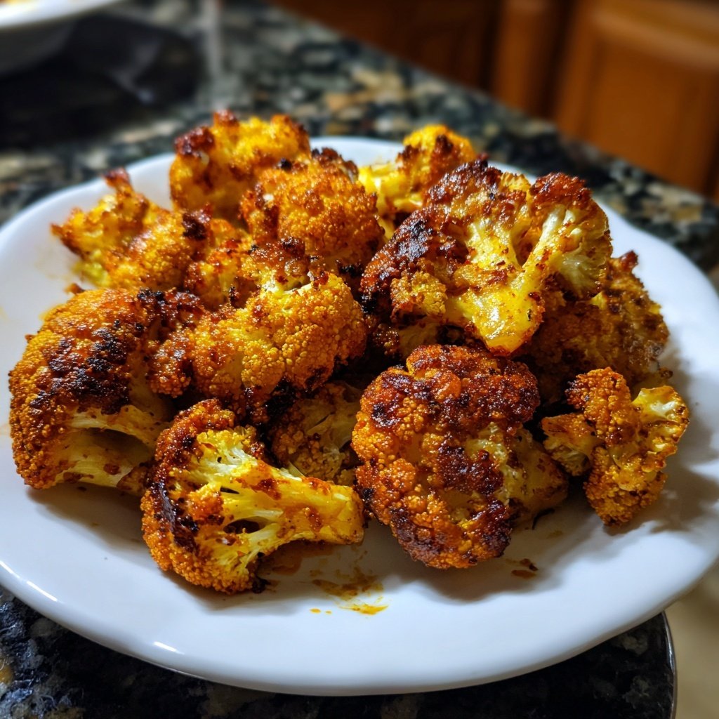 Jamaican Spiced Roasted Cauliflower