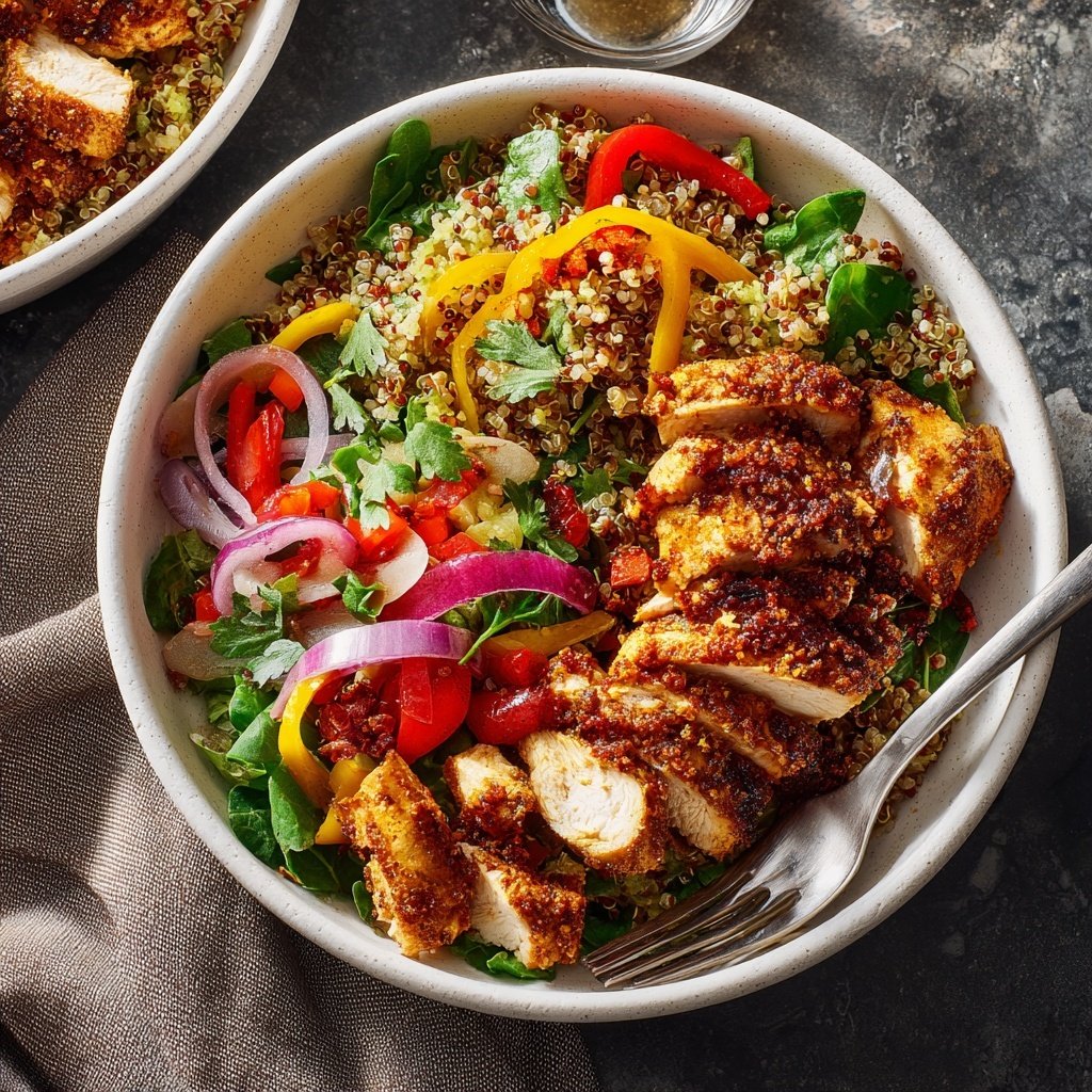 High Protein Chicken Meal Prep Bowls